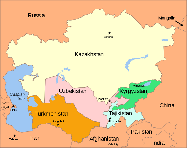 Central Asia Countries And Regions Map Why Central Asia Is A Key Area For The Eu During Trump's Americavotewatch |  Votewatch